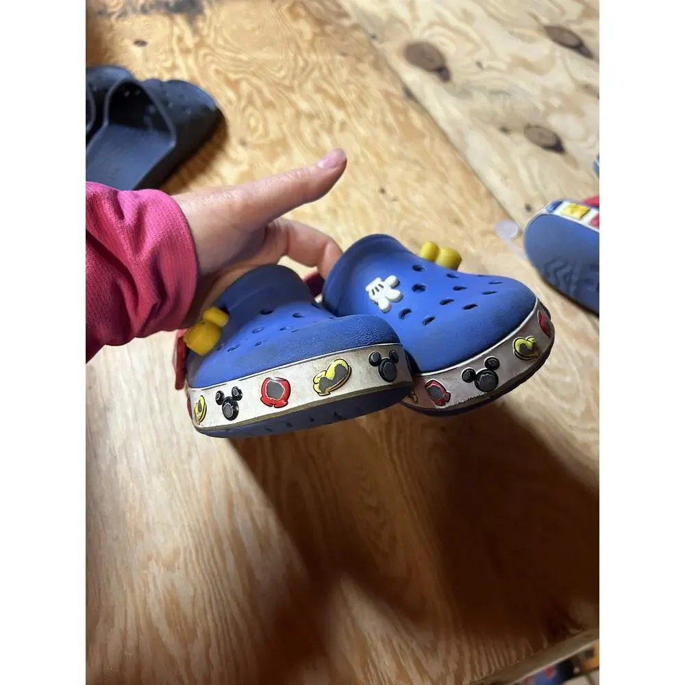 Croc Blue Mickey Disney Sandals 12 13
